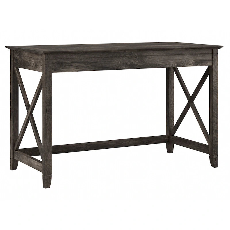 48W X-Pattern Writing Desk Coastal Farmhouse Style Multi-Finish