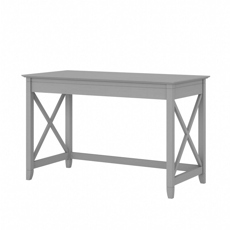 48W X-Pattern Writing Desk Coastal Farmhouse Style Multi-Finish