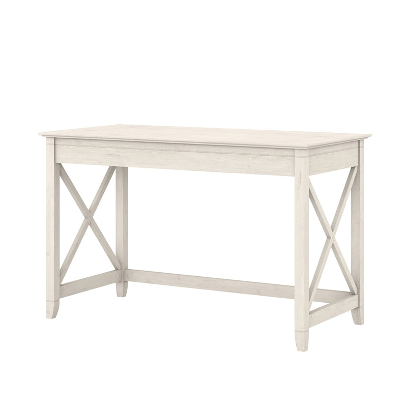 48W X-Pattern Writing Desk Coastal Farmhouse Style Multi-Finish