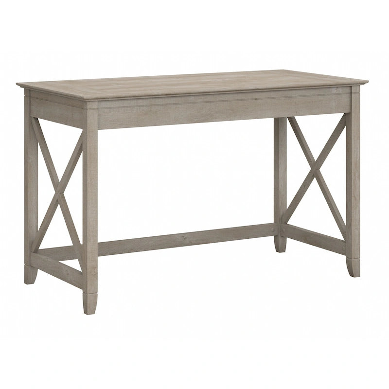 48W X-Pattern Writing Desk Coastal Farmhouse Style Multi-Finish