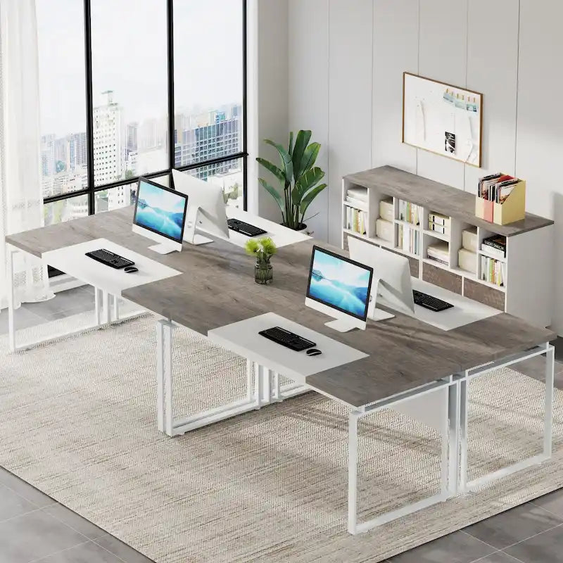 63 Modern Executive Computer Desk, 5FT Home Office Desk (Only Desk)