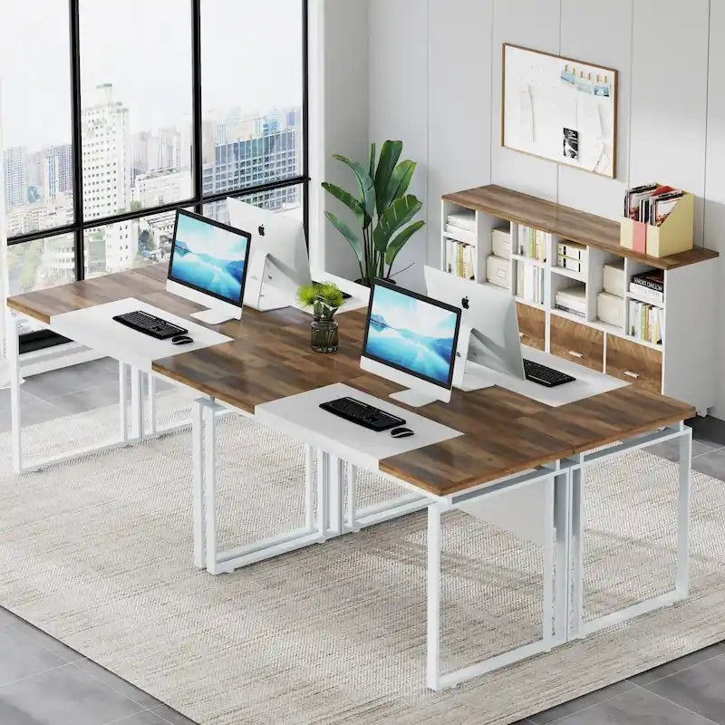 63 Modern Executive Computer Desk, 5FT Home Office Desk (Only Desk)