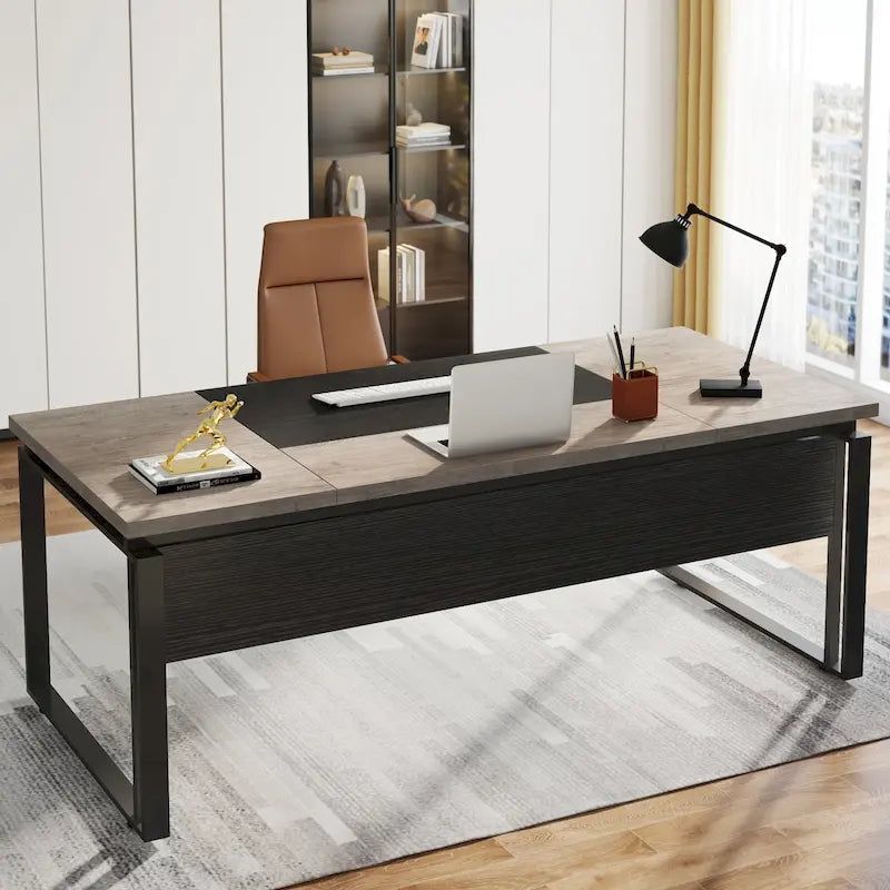 63 Modern Executive Computer Desk, 5FT Home Office Desk (Only Desk)