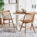 Spindle Back Solid Wood Dining Chair with Classic Contemporary Design - Black