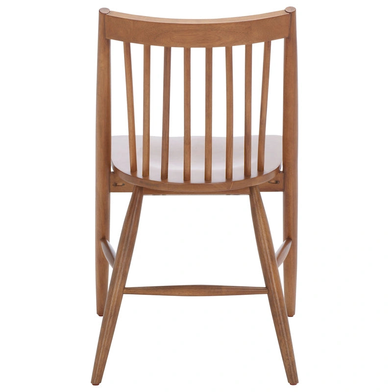 Spindle Back Solid Wood Dining Chair with Classic Contemporary Design - Black