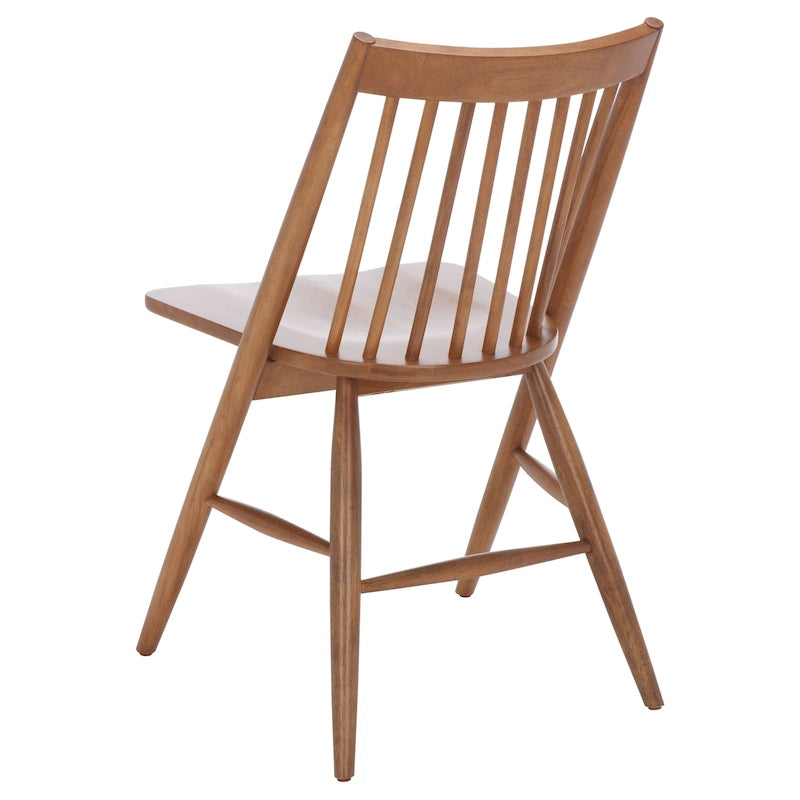 Spindle Back Solid Wood Dining Chair with Classic Contemporary Design - Black