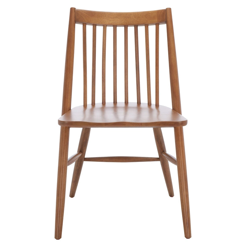 Spindle Back Solid Wood Dining Chair with Classic Contemporary Design - Black