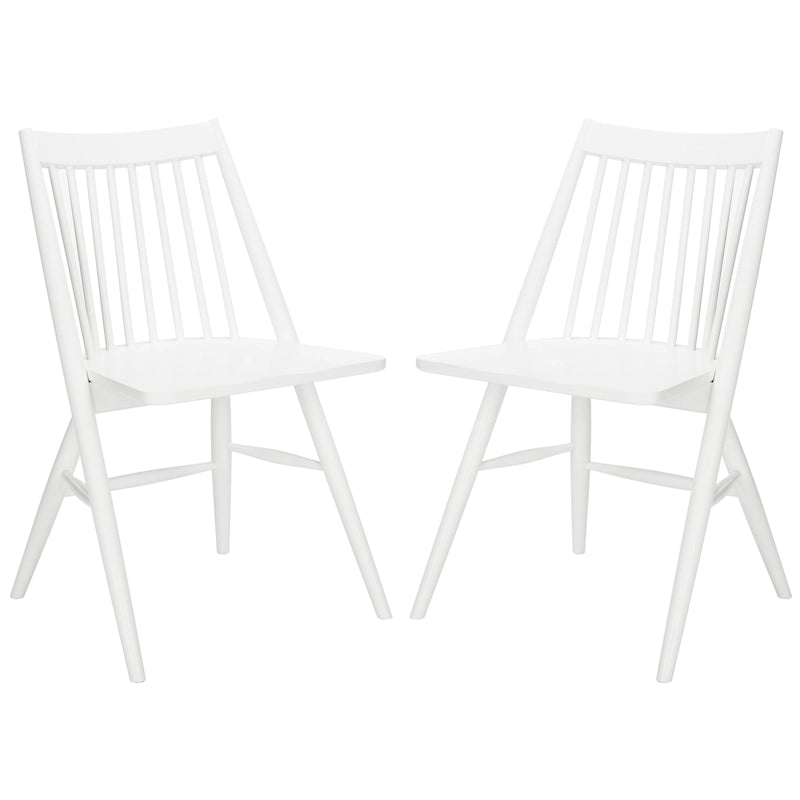 Spindle Back Solid Wood Dining Chair with Classic Contemporary Design - Black