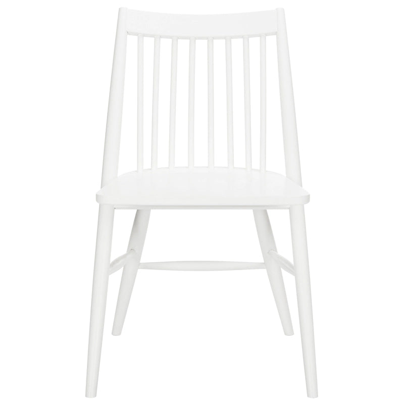 Spindle Back Solid Wood Dining Chair with Classic Contemporary Design - Black
