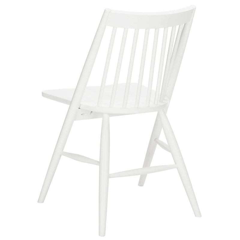 Spindle Back Solid Wood Dining Chair with Classic Contemporary Design - Black