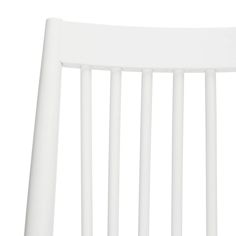 Spindle Back Solid Wood Dining Chair with Classic Contemporary Design - Black