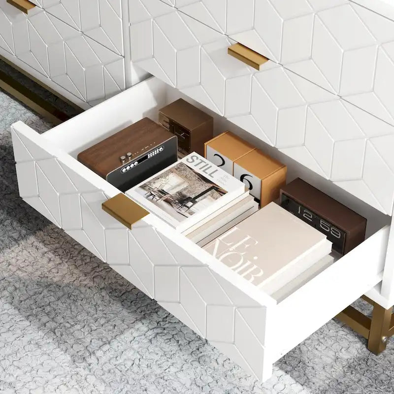 Dresser for Bedroom, 53.5 Large Drawer Dresser Organizer