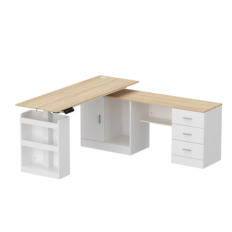 63W Versatile Standing Desk Aesthetic with Height Customization Table