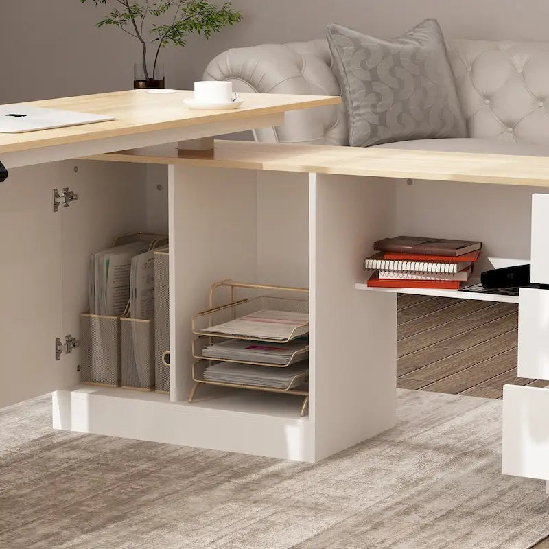 63W Versatile Standing Desk Aesthetic with Height Customization Table