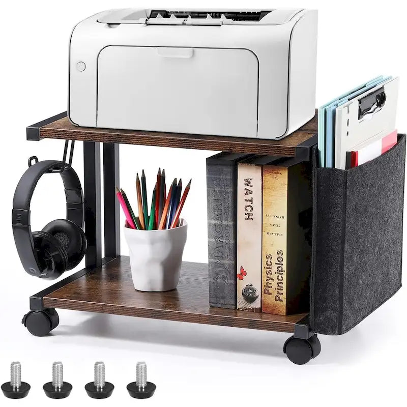 Printer Stand with Storage Bag