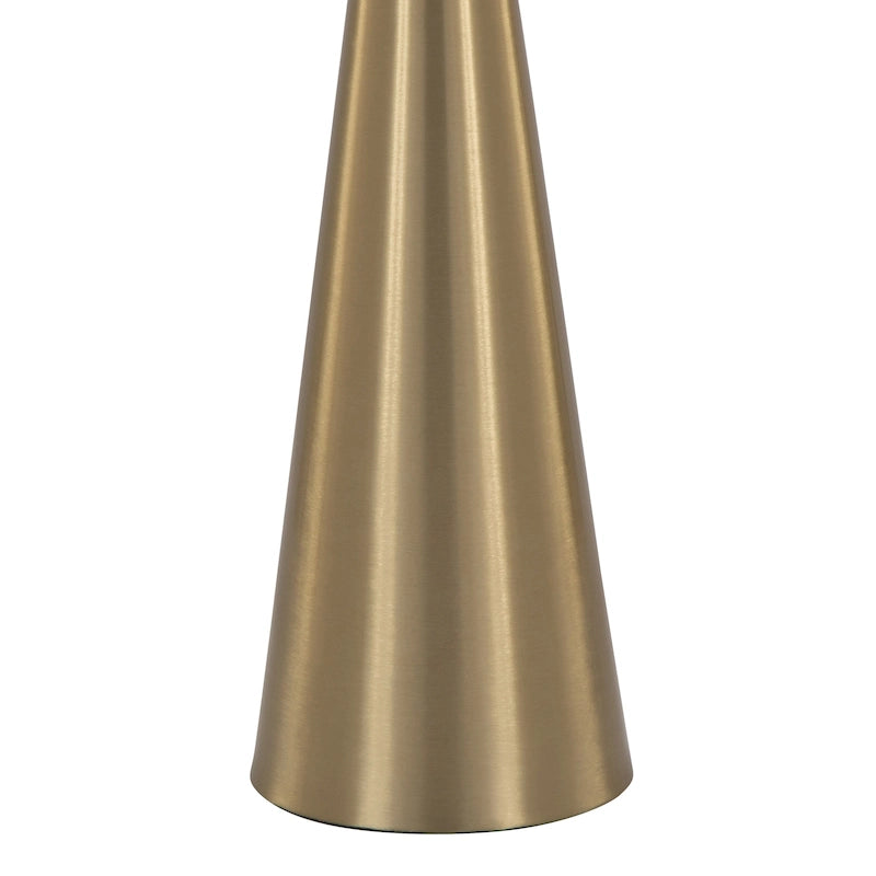 Hourglass Metal Side Table in Brass Black Polished Nickel Finish